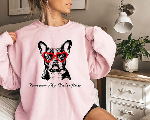 قميص وسويت شيرت Dog Mom Valentine - My Dog is My Valentine برقبة دائرية، هدية حب للجرو، Dachshund متعدد in Saudi Arabia