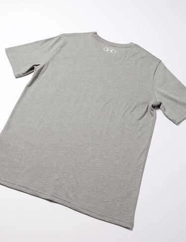 Under Armour UA PJT Rock Glove SS Men's Training T-Shirt, Pewter Light Heather / Summit White in Saudi Arabia