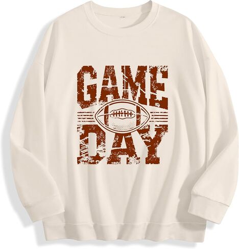 قمصان كرة القدم من النوع الثقيل Gameday، ملابس لمحبي كرة القدم قميص يوم اللعبة بأكمام طويلة وقمصان كاجوال in Saudi Arabia