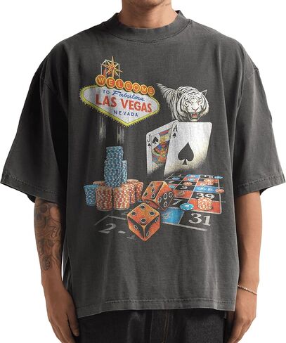 Shaka Wear Designer Tshirt - Faded Heavyweight Oversized Drop-Shoulder Boxy Tee for Men & Women in Saudi Arabia