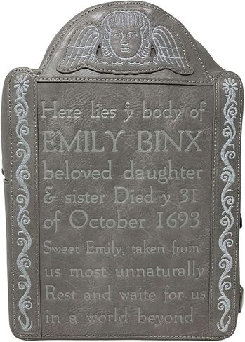 Loungefly Stitch Shoppe Disney Hocus Pocus Here Lies Emily Binx حقيبة كروس قابلة للتحويل in Saudi Arabia