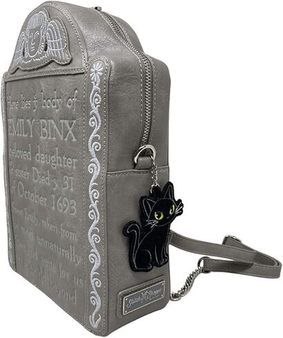 Loungefly Stitch Shoppe Disney Hocus Pocus Here Lies Emily Binx حقيبة كروس قابلة للتحويل in Saudi Arabia