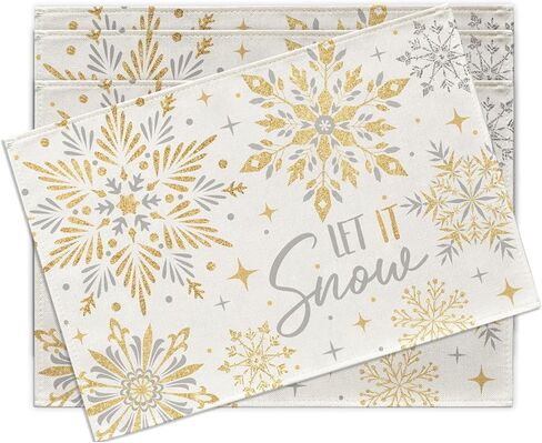 Hello Winter Mitten Table Runner, Christmas Pine Cone Snowflake Red Berry Kitchen Dining Table Decoration, Seasonal Burlap Indoor Outdoor Home Decor Party Supply 13 x 72 Inches in Kuwait