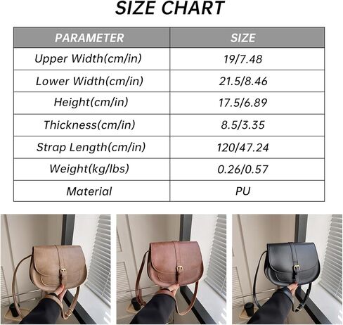 Crossbody Bags for Women,Small Saddle Purse and Boho Cross Body Handbags in Saudi Arabia
