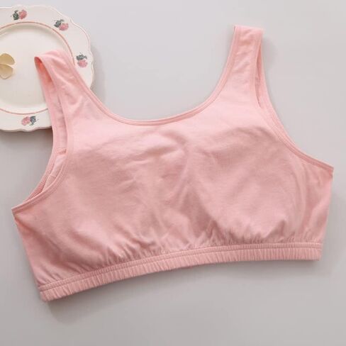 Women's Cotton Front-Closure Leisure Wireless Comfort Floral Bra with Padded Bra for Middle-Aged Elder Woman in Saudi Arabia