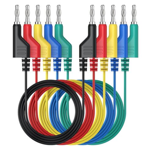 Automotive Wire Piercing Probe Kit 4mm Banana Extended Test Cable Premium Copper Test Leads with Spring-Loaded Tips for Electrical Diagnostics in Kuwait