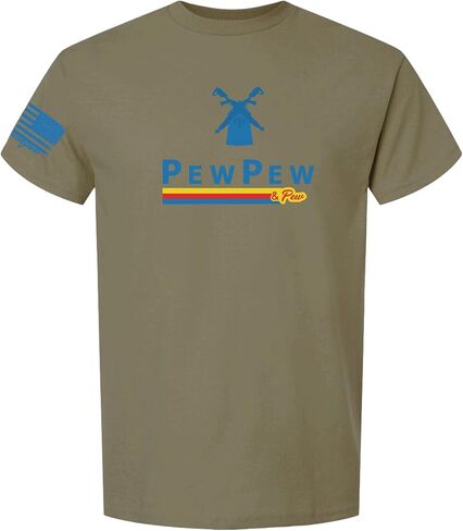 PewPew and Pew Dutch Coffee Rifle Windmill Bros T-Shirt in Saudi Arabia
