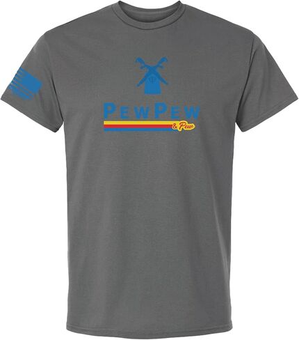 PewPew and Pew Dutch Coffee Rifle Windmill Bros T-Shirt in Saudi Arabia