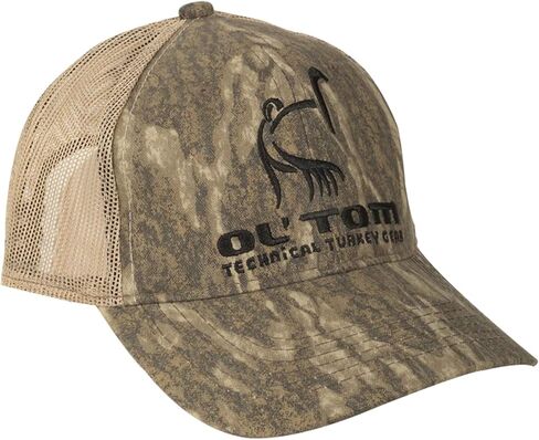 Ol’Tom Mesh Back Camo Cap - Lightweight Trucker Hats for Men with Adjustable Velcro Strap - Mens Hunting Gear in Saudi Arabia