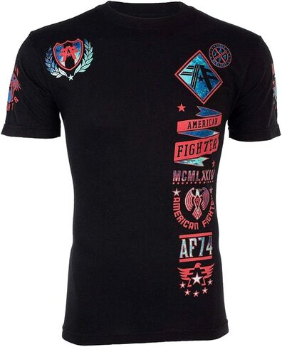 American Fighter Men's T-Shirt Lander Crew Neck Black in Saudi Arabia