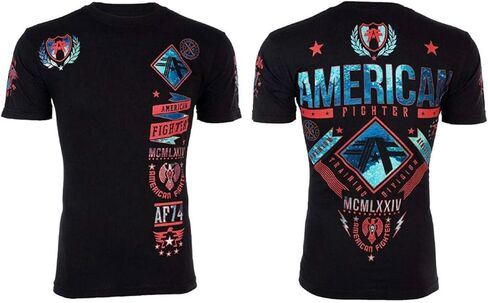 American Fighter Men's T-Shirt Lander Crew Neck Black in Saudi Arabia