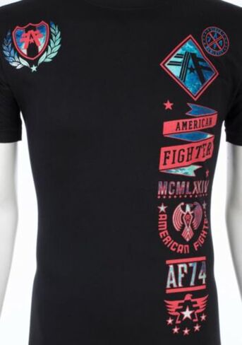 American Fighter Men's T-Shirt Lander Crew Neck Black in Saudi Arabia