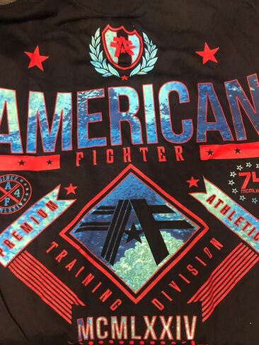 American Fighter Men's T-Shirt Lander Crew Neck Black in Saudi Arabia