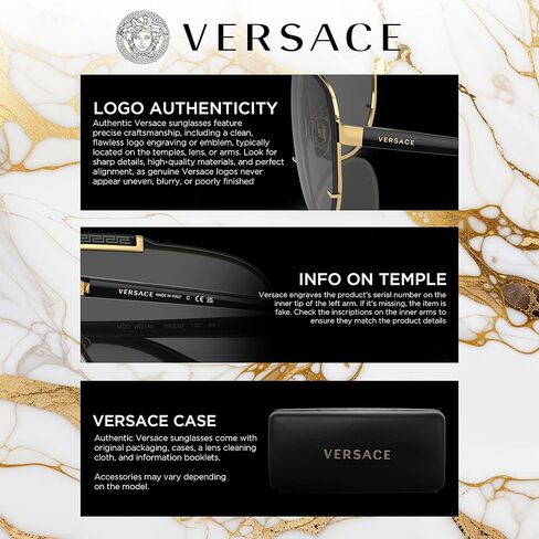Versace VE4391 Medusa Biggie Shield Sunglasses with Luxury Eyewear kit in Saudi Arabia