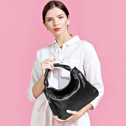 zency 100% Soft Genuine Leather Ladies Shoulder Bags Tassel Women's Handbag Messenger Satchel Crossbody in Saudi Arabia