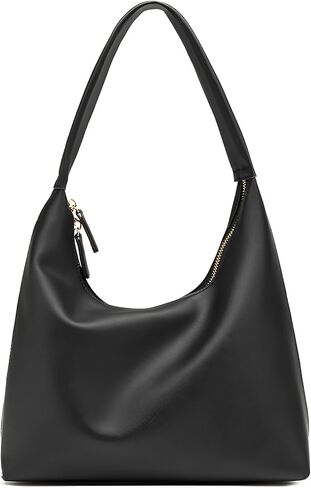 GRPKSSIB Leather Hobo Bags for Women Crescent Shoulder Bag Slouchy Tote Handbags Soft Underarm Purses in Saudi Arabia