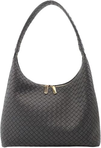 GRPKSSIB Leather Hobo Bags for Women Crescent Shoulder Bag Slouchy Tote Handbags Soft Underarm Purses in Saudi Arabia