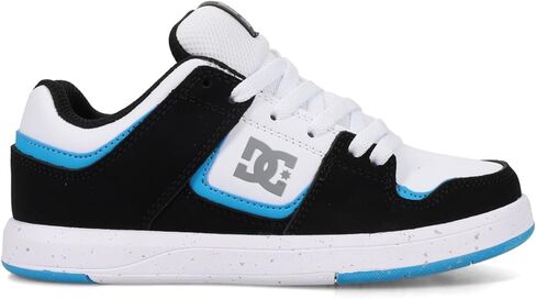 DC Sneaker Skate Shoe, White/Black/Blue, 6 US Unisex Big Kid in Saudi Arabia