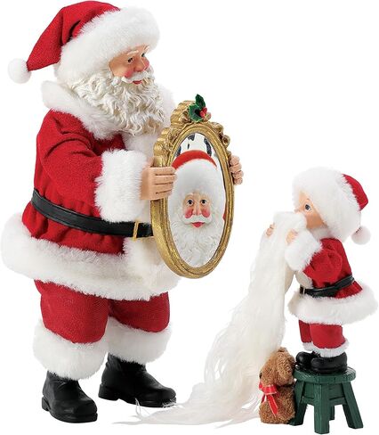 Department 56 Possible Dreams Christmas Traditions Santa Seeing is Believing Figurine Set, 10.5 Inch, Multicolor in Saudi Arabia