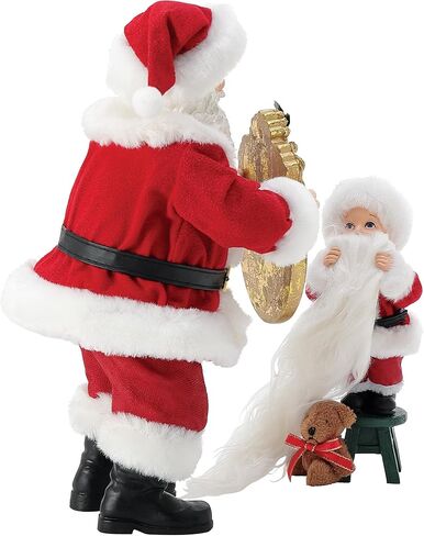 Department 56 Possible Dreams Christmas Traditions Santa Seeing is Believing Figurine Set, 10.5 Inch, Multicolor in Saudi Arabia