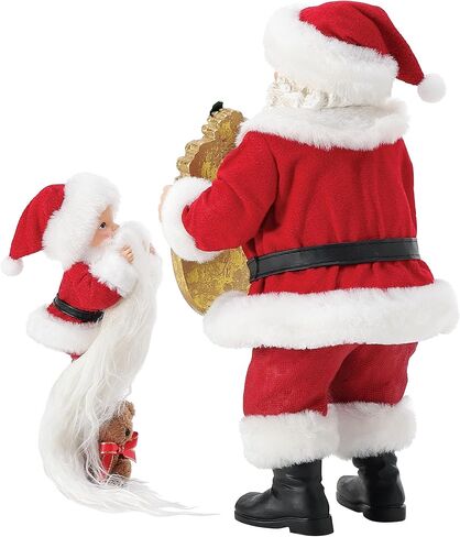 Department 56 Possible Dreams Christmas Traditions Santa Seeing is Believing Figurine Set, 10.5 Inch, Multicolor in Saudi Arabia