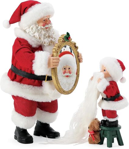 Department 56 Possible Dreams Christmas Traditions Santa Seeing is Believing Figurine Set, 10.5 Inch, Multicolor in Saudi Arabia
