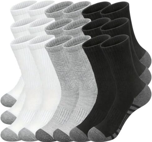 18 Pairs of Men's Low-cut Comfort Socks - Breathable Ribbed Design, Elastic and Secure Fit, An Everyday Essential.US 6-10 in Saudi Arabia