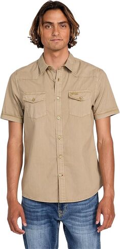 GUESS Mens Short Sleeve Nottingham Western Shirt in Saudi Arabia