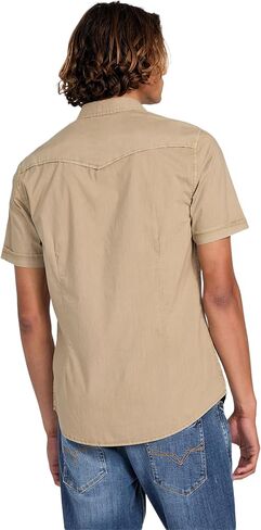 GUESS Mens Short Sleeve Nottingham Western Shirt in Saudi Arabia