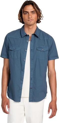 GUESS Mens Short Sleeve Nottingham Western Shirt in Saudi Arabia