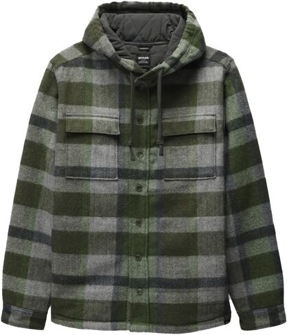 prAna Men's Asgard Hooded Flannel Shirt in Saudi Arabia