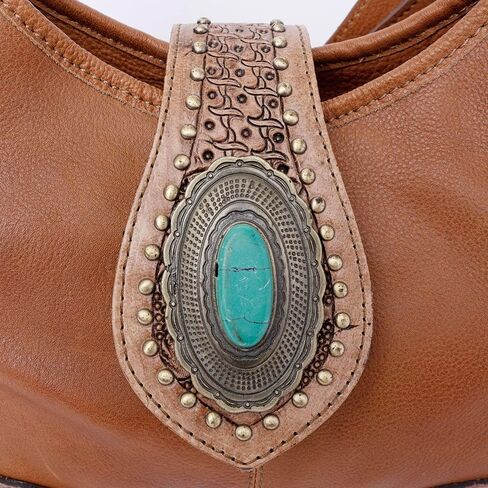 American Darling Hobo Hand Tooled Genuine Leather Western Women Bag | Handbag Purse Bags for Cute in Saudi Arabia