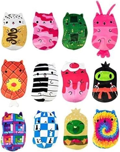 Cats vs Pickles - Chonks - Gold Wave - 2 pack Mystery Bags - 6" Super-Soft & Bean-Filled Plushies! Great for Stocking Stuffers, Advent Calendars, for Kids, Boys, & Girls in Saudi Arabia