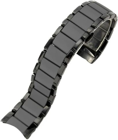 Ceramic Watch Strap, 22mm, 24mm Universal Quick-release Band, Stainless Steel Folding Buckle Wristband in Saudi Arabia