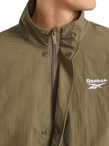 سترة Ri Utility المنسوجة للرجال من Reebok، مقاس قياسي، نسيج نايلون خفيف الوزن in Kuwait