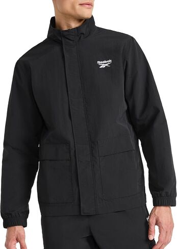 سترة Ri Utility المنسوجة للرجال من Reebok، مقاس قياسي، نسيج نايلون خفيف الوزن in Kuwait