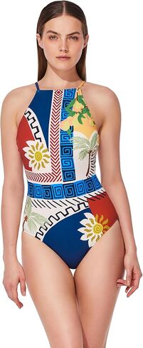 Gottex Positano One Piece- High Neck Silhouette, Transformable Straps, Removable Soft Cups, Front & Back Lining in Saudi Arabia