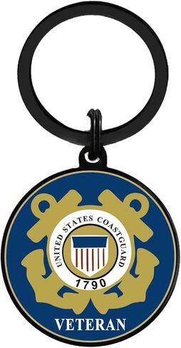 Coast Guard Veteran Gifts, Coast Guard Veteran Keychain for Men Women Birthday Christmas Valentines Day in Saudi Arabia