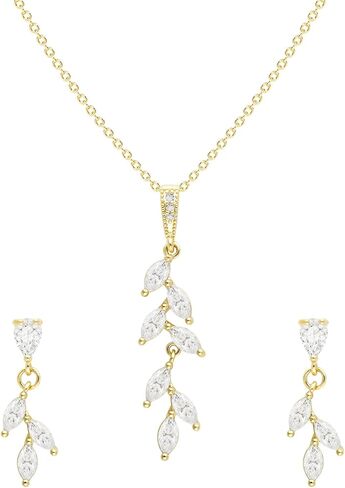 CEELGON Leaf Jewelry Set Bridesmaid Gifts I Couldn’t Tie The Knot Without You Wedding Bridal Proposal Box Gifts for Women in Saudi Arabia
