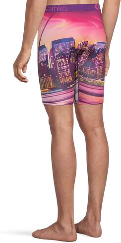 Ethika Men’s Boxer Brief, Knee Length, 4-Way Stretch Performance Underwear with Graphic Prints - Kingz Jungle in Saudi Arabia