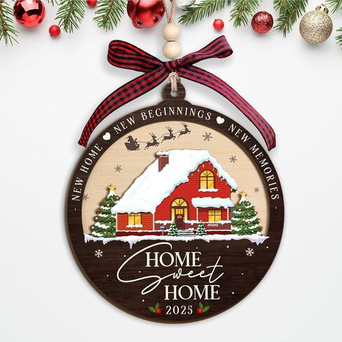 Gifts for Expecting Parents - Baby Coming Soon 2026 Ornament - Baby Pregnancy Announcement for Husband, Grandparents, Family - Pregnant Ornament 2025 - Wooden Christmas Ornament in Saudi Arabia