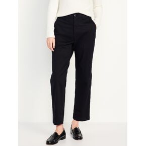 Old Navy High-Waisted OGC Chino Tapered Straight Pants - Black Jack in Kuwait