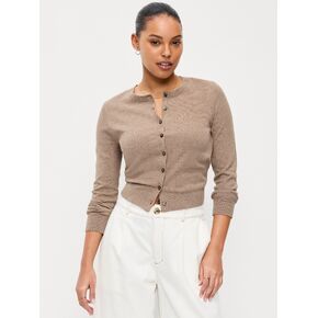 سترة SoSoft Lite من Old Navy ذات رقبة دائرية - Driftwood Heather in Kuwait