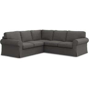 Ektorp Sectional Sofa Cover Replacement for IKEA Ektorp Sectional Cover ，Ektorp Sectional Coner Cover,Ektorp Couch Cover Only! (Cool White) in Kuwait