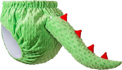 Dinosaur tail diaper compl complic - مقاومة للماء ، قابلة لإعادة الاستخدام ، مقاومة للتسرب ، قابلة للتعديل ، والسلس الداخلي للمسنين للرجال والنساء in Saudi Arabia
