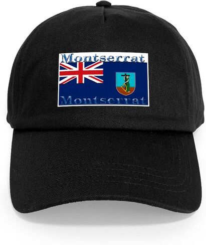 قبعة CafePress Montserrat قبعة بيسبول قابلة للتعديل in Kuwait