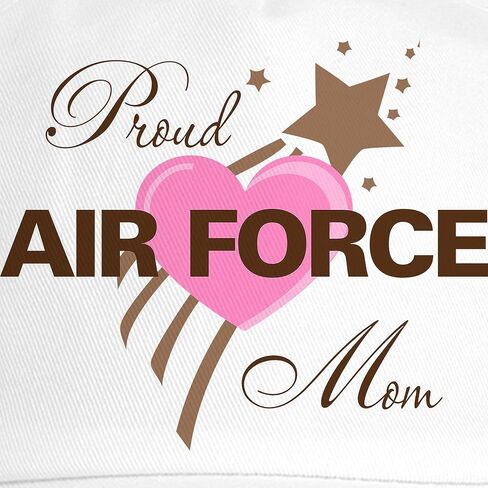 قبعة CafePress Proud Air Force Mom قبعة بيسبول قابلة للتعديل in Kuwait