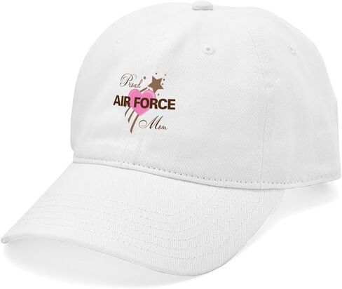 قبعة CafePress Proud Air Force Mom قبعة بيسبول قابلة للتعديل in Kuwait