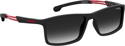 Carrera Men's 4016/S Rectangular Sunglasses, Black/Gray Shaded, 55mm, 16mm in Saudi Arabia