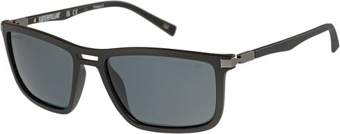 CAT Precision 8514 Men's Polarized Rectangular Sunglasses, 56 mm, Matte Black, CPS-8514 in Saudi Arabia